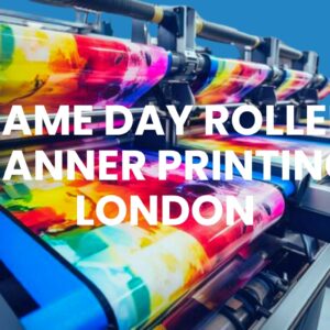 Same day roller banner printing london